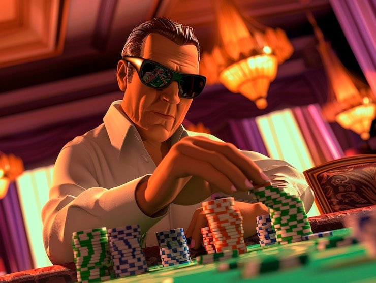 Contoh fitur reel spin dengan simbol pemenang di permainan Hacksaw